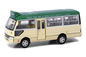 Maža 1/76 Toyota Coaster Žalia Mikroautobusas DieCast Modelio Surinkimo Limited Edition
