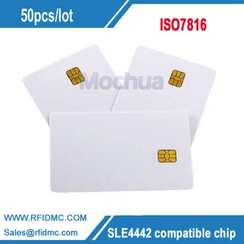 SRV 4442 Chip PVC Smart Kortelės Tuščias IC Susisiekti IC Kortelių ISO7816