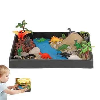 Dinozaurų Buveinę Žaislai Dinozauras, Žaislai Kūdikiams, Vaikams, Dinozaurų Playset Bamblys Su Modeliavimas Vulkanas Realus Dino Duomenys