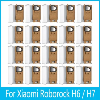 20Pcs Pakeitimo Dulkių Maišeliai Xiaomi Roborock H6, H7 Dulkių siurblys Neaustinio Audinio Krepšiai Priedai