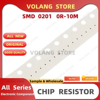 100VNT/DAUG 0201 1% 976K SMD Rezistorius 976KΩ 976K ohm F 0,6 mm*0,3 mm Storio Plėvelė Chip Resistors Tikslumo Naujas 1/20w Originalas