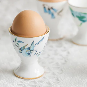 Pusryčiai Kiaušinių Taurės Europos Kaulų Kinijos Kiaušinių Dėklas Keraminis Kiaušinių Stovas 