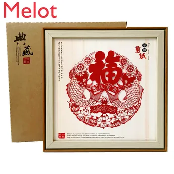 Kinų Stiliaus Rankų Darbo Popierius-Sumažinti Tapybos Rėmelio Dekoravimas Popieriaus Iškirpti Foto Rėmelis Kinijos Dekoratyvinis Dovanos