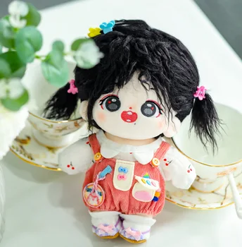 20cm Pliušinis Žmogaus Lėlės Pav Baby Doll Xiaozhan Medvilnės Kūno Lėlės Įdaryti Plushies Žaislai Gerbėjai Surinkimo Dovana be Rūbų