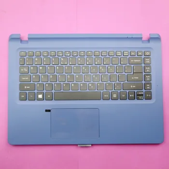 JAV Mėlyna Palmrest Nešiojamojo kompiuterio klaviatūros ACER ASPIR ES1-433 ES1-433G N16P10 13N1-0UA0J01 Touchpad Garsiakalbis, US Išdėstymas