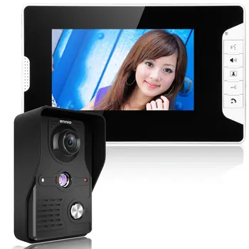 Vaizdo Domofonas Doorbell TFT LCD Laidinio Vaizdo Duris Telefono Sistema, Patalpų Stebėti 700TVL Lauko IR vaizdo Kameros Super Rainproof