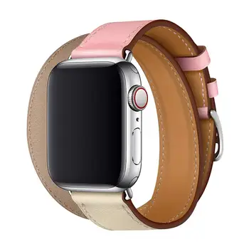 Odos Dvigubai Kelionių Diržu, Apple Watch 7 Band 41mm 45mm 42/38mm Serijos SE 6 5 4 3 Pakeitimas Watchband už iwatch 44mm 40mm 1