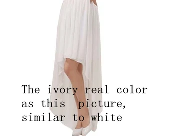 ilgą šifono merginos dramblio kaulo Balta plius dydis bridesmaid bridesmade šalies bridesmaids suknelės ilgos suknelės, suknelė 2020 naują atvykimo 1