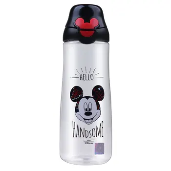 Disney Mickey Mouse berniukas taurės anti-rudenį Minnie Mouse animacinių filmų mergina butelį Darželio nešiojamų didelės talpos vaikų lauko taurė 1