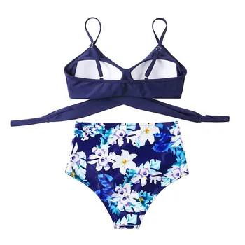 SAGACE 2021 moterų drabužiai gėlių spausdinti suspender viršų seksualus padalinta Bikini Maudymosi karštas pavasaris, vasara moterų maudymosi kostiumėlį, micro bikini 1