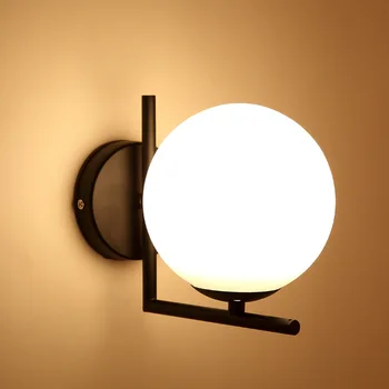 moonlux Šiaurės E27 LED Sienos Lempos Eilėje Lovos Kabo naktinė lempa Kambarį Šviesos Šviestuvas (be Lemputės) 1