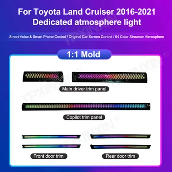 Toyota Land Cruiser 2016-2021 Skirta Atmosfera, Šviesos, Neoninės Šviesos Konsolė Puodelio Laikiklis Durų Garsiakalbis Atmosfera Šviesos 1