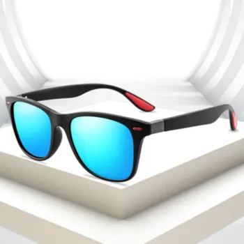 Poliarizuoti Akiniai nuo saulės Prekės ženklo Dizainas Vyrai Moterys Vairuotojo Atspalvių Vyrų Derliaus Saulės Akiniai Vyrų Spuare Veidrodis Vasaros UV400 Gafas Oculos 2