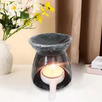 Keramikos Tealight Žvakių Laikiklis Išlydyti Šilčiau Dovana, Namų Dekoro Kvepalų Krosnis eterinis Aliejus įrašymo įrenginys, Namų SPA Meditacija 2