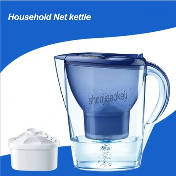 1pc Net virdulys namų čiaupo vandens valymo virtuvė, aktyvintos anglies filtras virdulys 3.5 L 2
