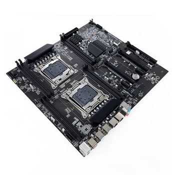 X99 Dual-Socket motininę Plokštę LGA2011-3 Dual CPU Support RECC DDR4 Atmintį, 2XE5 2609 V3 CPU+Terminis Tepalas 3