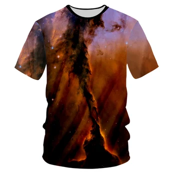 UJWI Vasaros Stiliaus Vyrų Marškinėliai 3D Žvaigždučių 