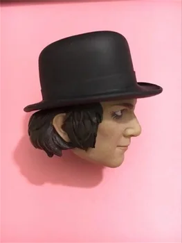 Parduodama 1/6 RM013 Kubrick Clockwork Alex Oranžinė Su Skrybėlę Vyrų Galvos Skulptūra, Drožyba Už 12inch Veiksmų Rinkti Duomenys 4