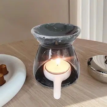 Keramikos Tealight Žvakių Laikiklis Išlydyti Šilčiau Dovana, Namų Dekoro Kvepalų Krosnis eterinis Aliejus įrašymo įrenginys, Namų SPA Meditacija 4
