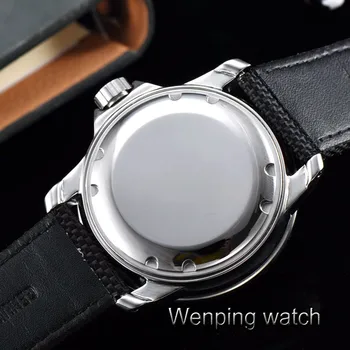 Corgeut 45mm sporto dizainas laikrodis prabanga top brand mechaninė Sterilūs dial Šviesos rankas Automatinė Savarankiškai Vėjo Derliaus mens watch 4