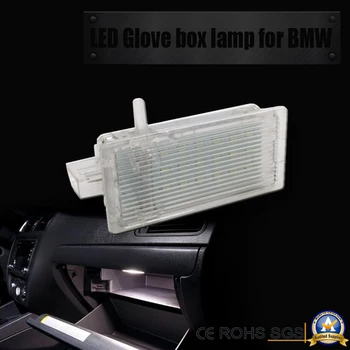 LED Automobilio daiktadėžėje Šviesos Saugojimo Kameros Lemputė 12V DC BMW E46 E53 E82 E83 E87 E90 E93 E91 Balta Interjero Šviesos 4