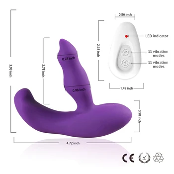 Nešiojami Dildo Vibratorius Kelnaitės Vibratorius 11 Greitis Klitorio Vaginos Stimuliatorius Sekso Žaislai Moterims, G-spot Moterų Masturbacija 4
