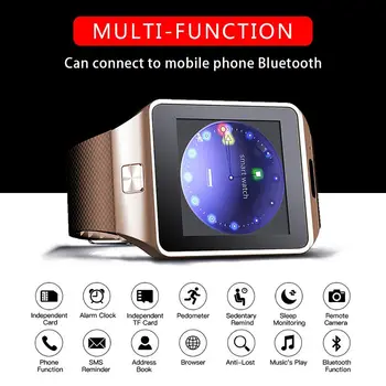 GAINBANG Smart Žiūrėti BT Skambučio Visiškai Jutiklinis Ekranas Vyrų, Moterų Fitneso Apyrankę Paramos SIM TF Fotoaparato Laikrodį Sporto Smartwatch 5