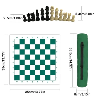 Šachmatų Rinkinį PU Odos Šachmatų Komplektai Kelionės Lyginimo stalo Žaidimai Tėvų Vaikas Interaktyvių mokomųjų Žaislų Darbalaukio Dėlionė, stalo Žaidimas, F 5